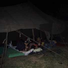 Voorkamp - Moe en voldaan gaan slapen - Scouts en Gidsen Zaventem 